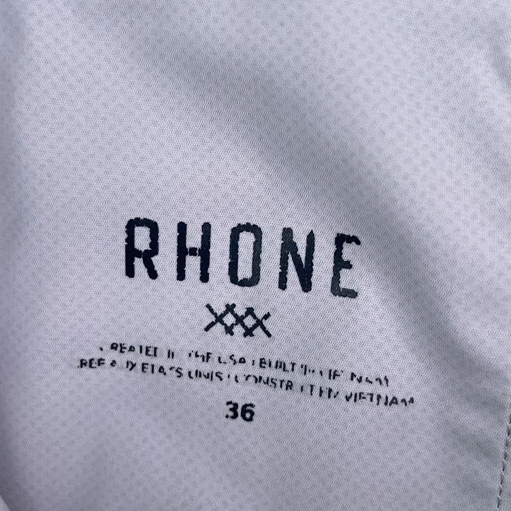 Rhone Shorts Mens 36 Grey Momentum 7 Inch Golf Performance Stretch Chino